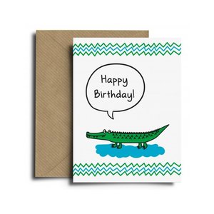 Ευχετήρια Κάρτα Happy Birthday Dino