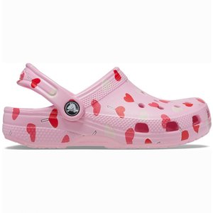 Crocs Crocband Παιδικά Σαμπό Pink Hearts