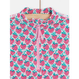 Παιδική Αντηλιακή Μπλούζα Θαλάσσης για Κορίτσια Strawberries