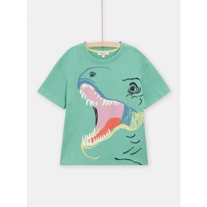 Παιδική Μπλούζα για Αγόρια Green Dino