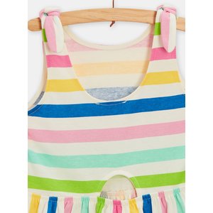 Παιδικό Φόρεμα για Κορίτσια Colourful Stripes