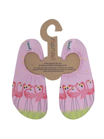 SLIPSTOP Αντιολισθητικά Παιδικά Παντοφλάκια Flamingos