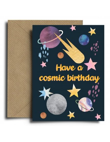 Ευχετήρια Κάρτα Have a Cosmic Birthday