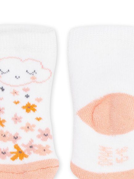 Βρεφικές Κάλτσες για Νεογέννητο Unisex White Clouds