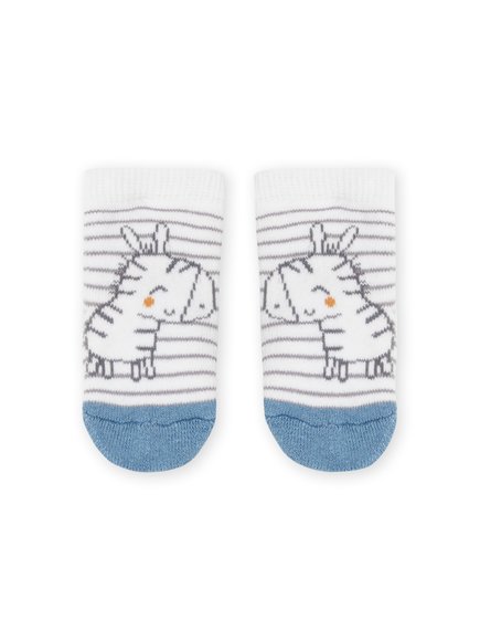 Βρεφικές Κάλτσες για Νεογέννητο Unisex White Zebra