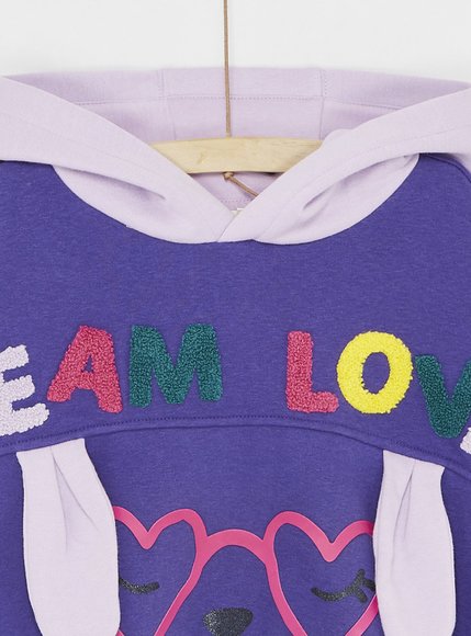 Παιδικό Φούτερ για Κορίτσια Multicolour Team Love