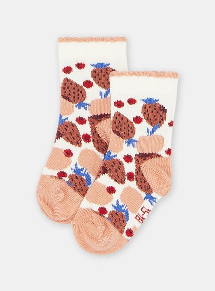 Σετ Παιδικές Κάλτσες για Κορίτσια Φράουλες