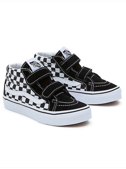 Παιδικά High Sneakers Παπούτσια Vans Old Skool Checkerboard Black/White