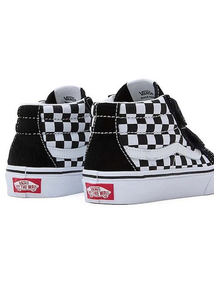 Παιδικά High Sneakers Παπούτσια Vans Old Skool Checkerboard Black/White