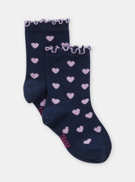 Παιδικές Κάλτσες για Κορίτσια Blue Hearts