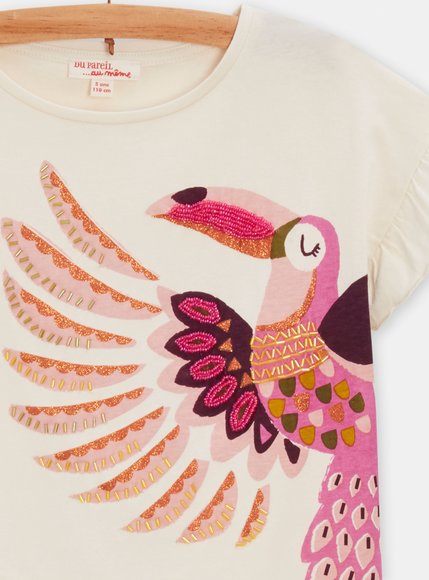 Παιδική Μπλούζα για Κορίτσια Pink Birdy