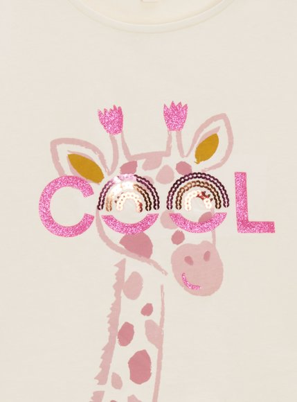 Παιδική Μπλούζα για Κορίτσια Cool Giraffe