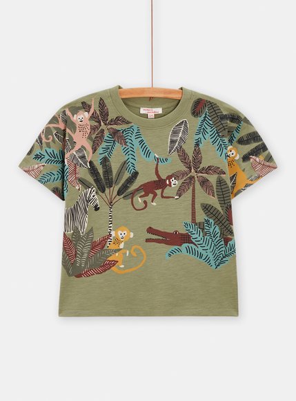 Παιδική Μπλούζα για Αγόρια Green Jungle