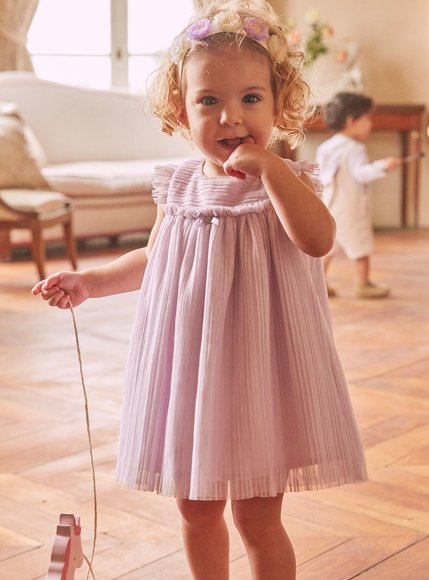 Βρεφικό Φόρεμα για Κορίτσια Purple Tulle