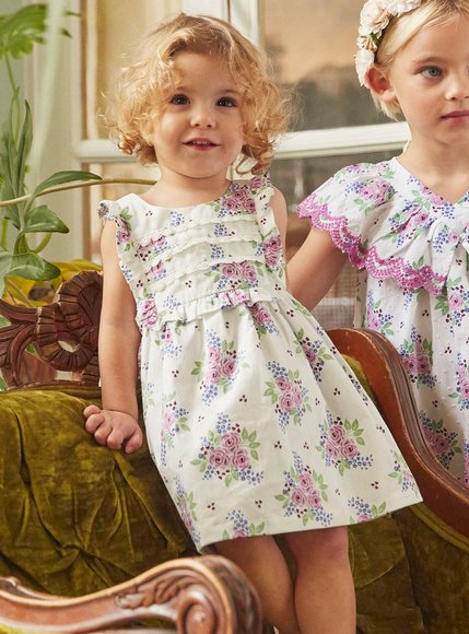 Βρεφικό Φόρεμα για Κορίτσια Elegant Flowers