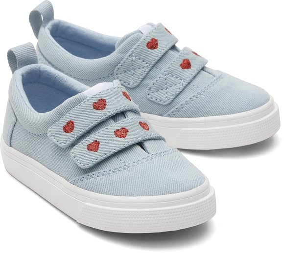 Βρεφικά Παπούτσια TOMS για Κορίτσια Denim Heart
