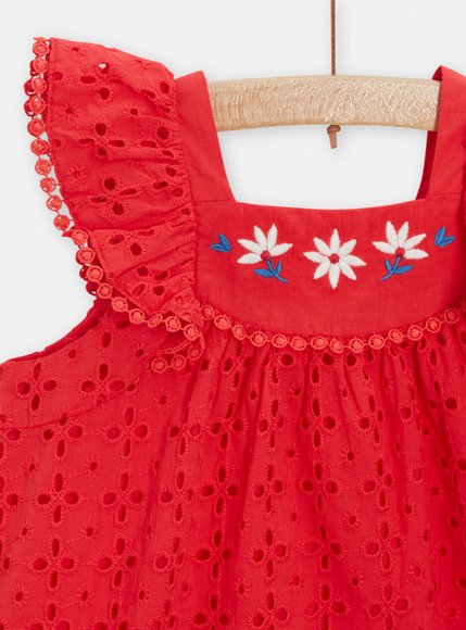 Βρεφικό Φόρεμα για Κορίτσια Romantic Red