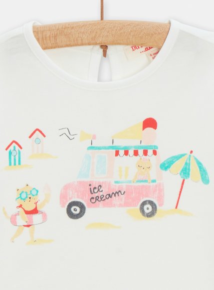 Βρεφική Μπλούζα για Κορίτσια Ice cream