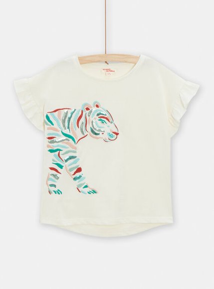 Παιδική Μπλούζα για Κορίτσια White Tiger