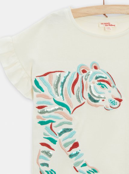Παιδική Μπλούζα για Κορίτσια White Tiger