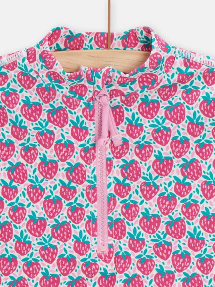 Παιδική Αντηλιακή Μπλούζα Θαλάσσης για Κορίτσια Strawberries