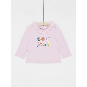 Βρεφική Μακρυμάνικη Μπλούζα για Κορίτσια Lilac Lace Bonjour