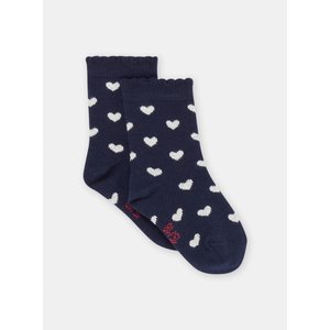 Βρεφικές Κάλτσες για Κορίτσια Μπλε Σκούρο Hearts