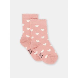 Βρεφικές Κάλτσες για Κορίτσια Ροζ Hearts