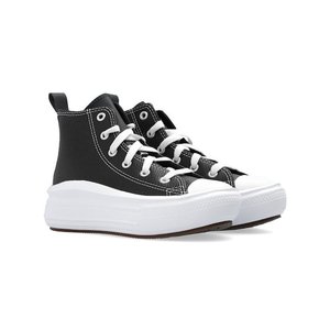 Παιδικά High Sneakers Παπούτσια Converse Chuck Tailor All Star Platform Black Leather