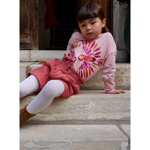 Παιδική Μακρυμάνικη Μπλούζα για Κορίτσια Pink Peackok