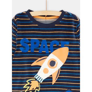 Παιδικές Μακρυμάνικες Πιτζάμες για Αγόρια Blue Spaceship