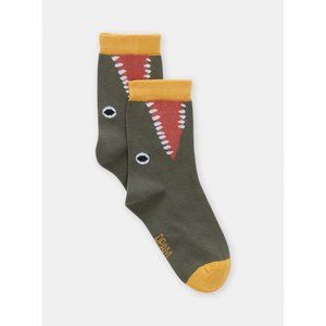 Παιδικές Κάλτσες για Αγόρια Khaki Dino