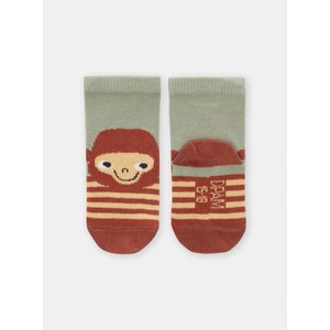 Βρεφικές Κάλτσες για Αγόρια Khaki Monkey
