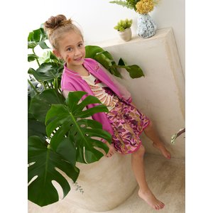 Παιδική Φούστα για Κορίτσια Pink Leaves