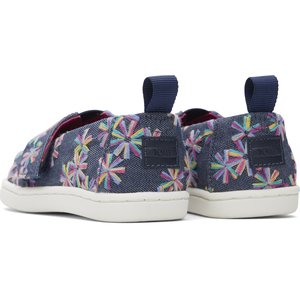Βρεφικά Παπούτσια Toms για Κορίτσια Blue Flowers